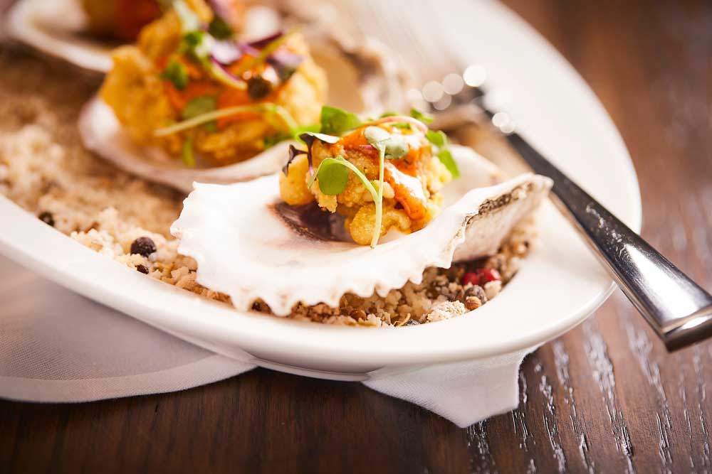 Oyster appetizer