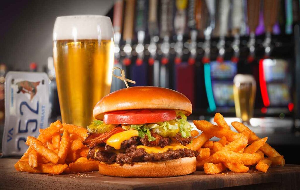 R' Burger, World's Greatest Fries and Beer
