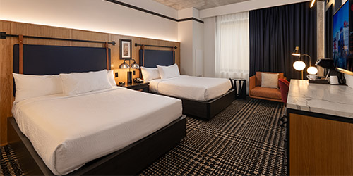 Double Queen Hotel Room